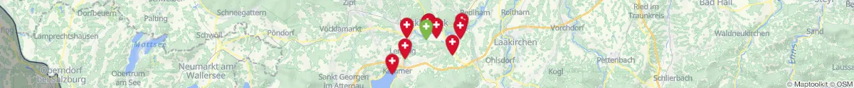 Map view for Pharmacies emergency services nearby Vöcklabruck (Vöcklabruck, Oberösterreich)